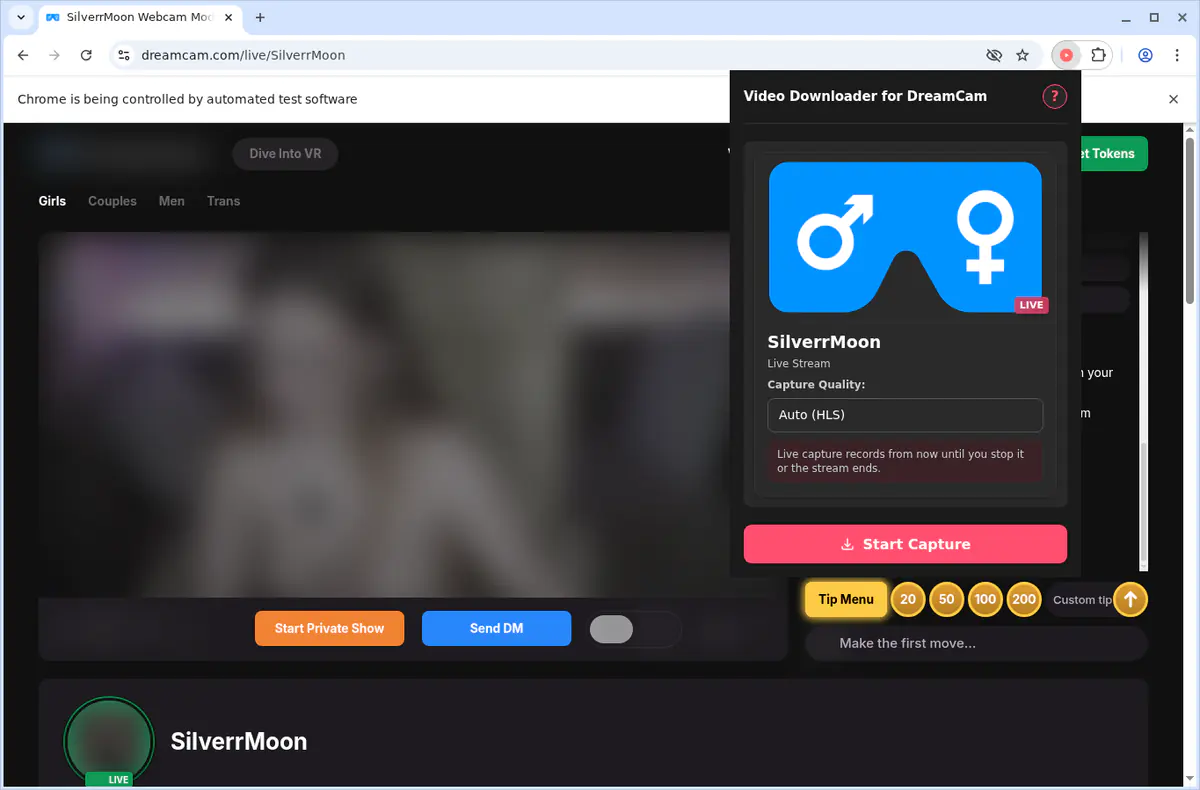 Dreamcam Video Downloader screenshot 4